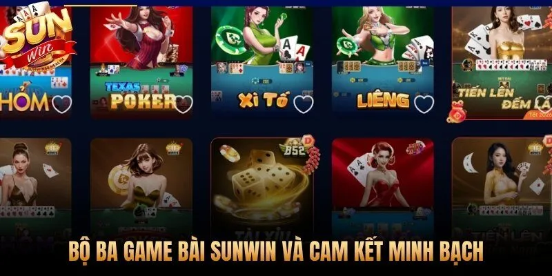 Tiến Lên, Phỏm, Poker ba đấu trường P2P minh bạch tuyệt đối