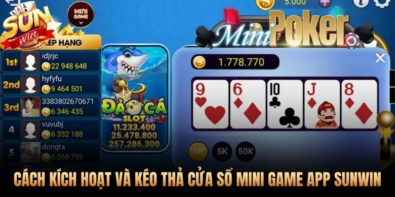 Từng bước kéo thả bong bóng pop-up đến 4 vùng màn hình tùy ý