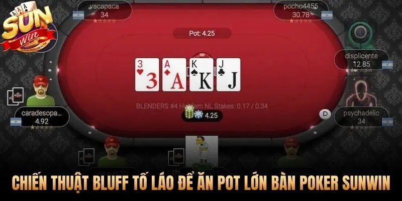 Semi-bluff và pure bluff ranh giới tâm lý quyết định Pot