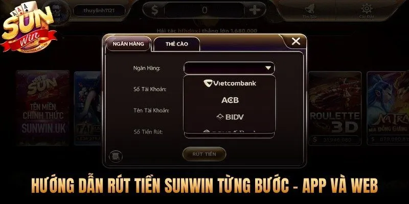 Quy trình về tiền trên app và web chỉ vài thao tác là xong