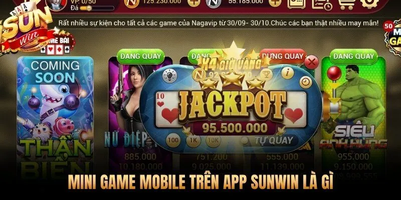 **Mini game mobile** với floating overlay thu nhỏ hoàn toàn