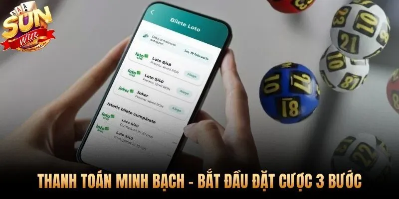 Quy trình đặt cược lô đề Sunwin minh bạch chỉ 3 bước