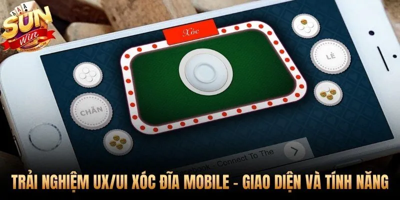 Xóc đĩa mobile với bố cục nút bấm chuẩn cho ngón cái