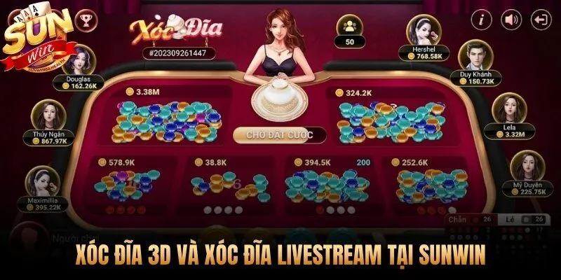 Hai phiên bản xóc đĩa Sunwin phục vụ hai phong cách chơi riêng biệt